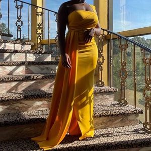 Formal Gown -Yellow